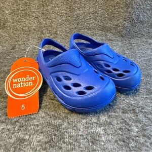 Wonder Nation Kids Vibrant Blue Water Shoes New Size 5
